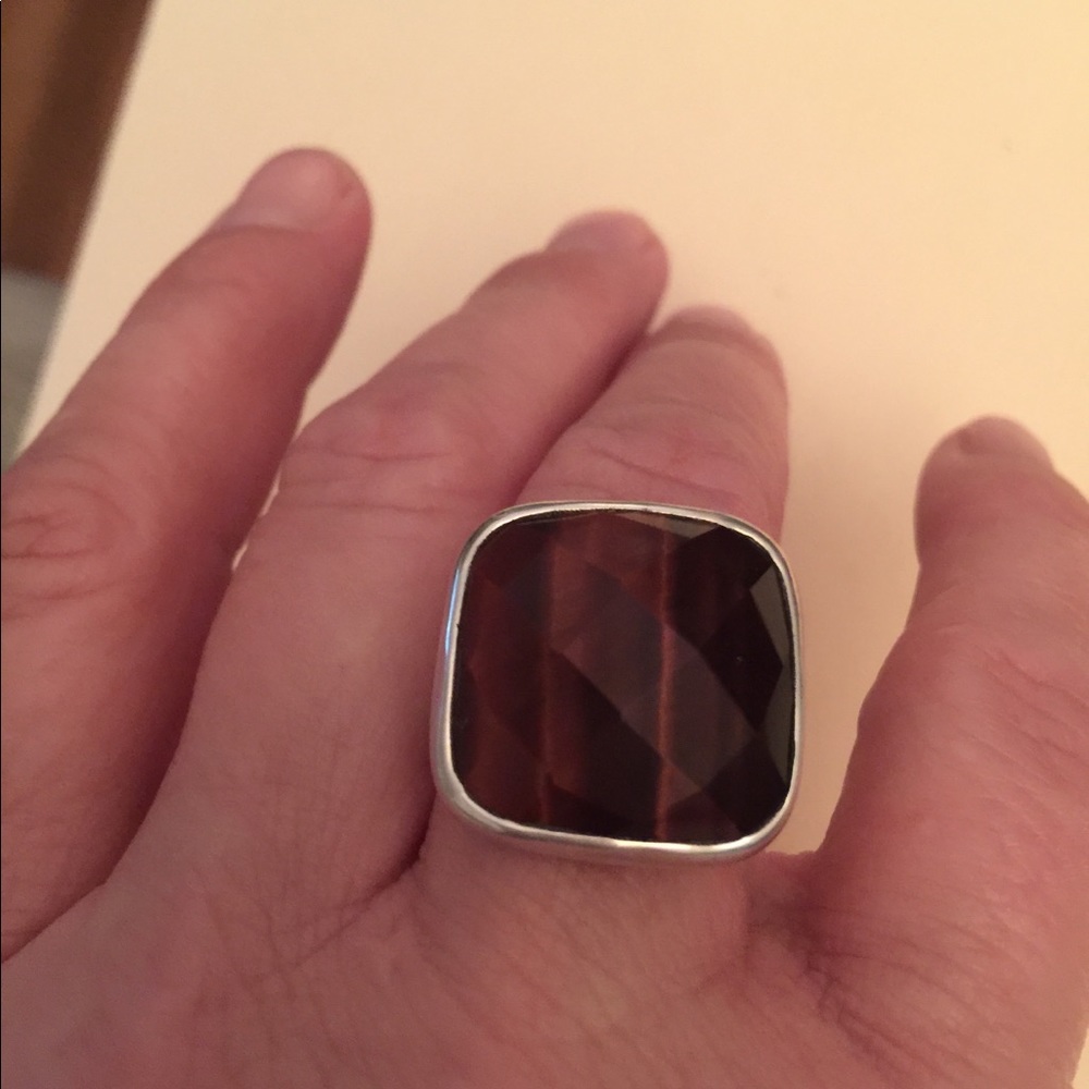 Charles Albert Red Tiger Eye Ring